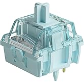 Akko V5 Creamy Blue Keyboard Switch for Mechanical Gaming Keyboard, 5-Pin 45gf Pre Lubed Tactile Key Switches (45pcs)