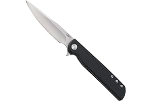 COLUMBIA RIVER KNIFE & TOOL CRKT LCK + Folding Pocket Knife: Folder with Liner Lock, Drop Point Plain Edge Blade, Reinforced Nylon Handle with Pocket Clip 3801