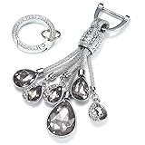 Bling Crystal Car Keychain for Women - Fashionable