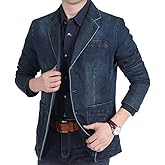 Cloudstyle Mens Casual 2 Buttons Slim Fit Jacket Lightweight Formal Business Blazer Sport Coat