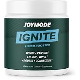 JOYMODE Ignite Men's Libido &amp; Wellness Support, Shilajit, Saffron, 60 Ct | Supports Desire + Sexual Motivation, Arousal + Response, Mood + Drive, Mucuna Pruriens, Horny Goat Weed, Two Capsules Daily