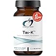 Designs for Health TRI-K - Three Forms of Vitamin K + GG, High Potency Supplement - 2000mcg Vitamin K1, 500mcg K2 MK-4 - Non-GMO + Gluten Free (60 Softgels)