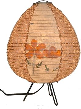 Amazon 可愛いお花入りの和紙照明 和モダンデザイン スタンドライト 和風ランプ ツイン野の花 ノーブランド品 フロアスタンド ランプ