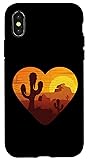 iPhone X/XS Distressed heart shape Desert Southwest