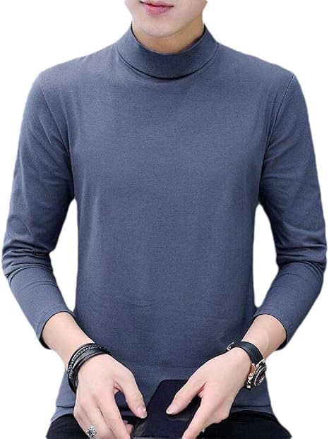 Amazon Kxp メンズ ソリッド ティー ロングスリーブ ストレッチ タートルネック T シャツ Tシャツ カットソー 通販 Amazon Kxp メンズ ソリッド ティー ロングスリーブ ストレッチ タートルネック T シャツ Tシャツ カットソー 通販