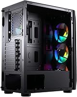 COUGAR MX410 Mesh-G RGB Mid-Tower Case Tempered Glass 4x RGB Fans Airflow view 6