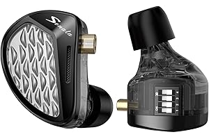 KZ Sonata 14BA IEMs, in-Ear Monitor Headphone High-Performance Flagship HiFi Earphones with 4 Tuning Switches, Clarity in All Frequency Stereo Sound Comfortable Headphones for Musicians (Tuning)