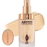 Charlotte Tilbury Airbrush Flawless Matte Foundation - Full Coverage Liquid Makeup with a Natural-Matte Finish - Smoothes & Blurs Pores - Waterproof & Transfer Resistant