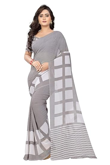 Chiffon with Blouse Piece Saree