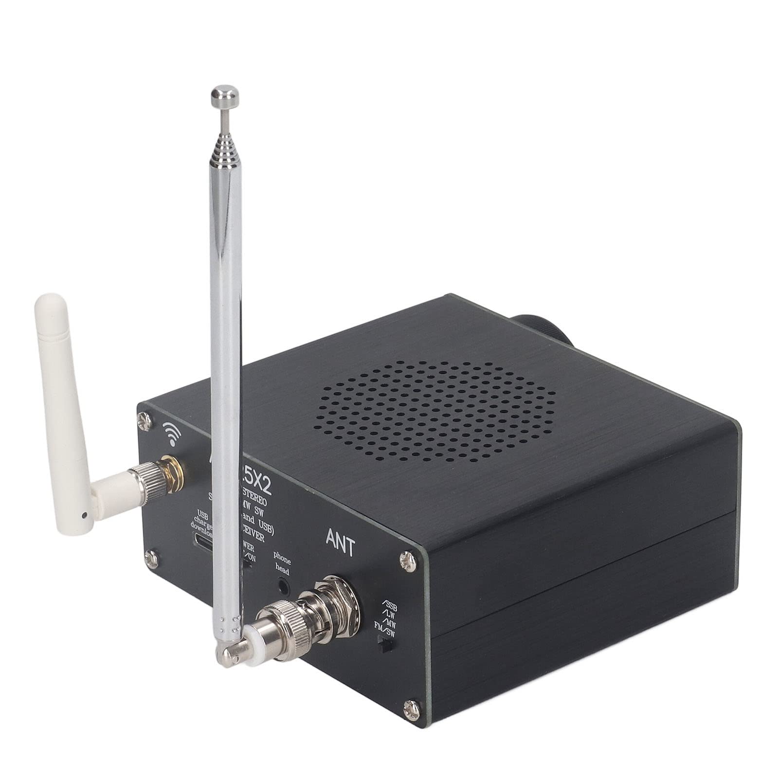 ATS25X2 Full Band Radio Receiver Shortwave DSP Multi Mode AM FM LW SW SSB con Spectrum Scanning Radio Aluminum Alloy Tuner