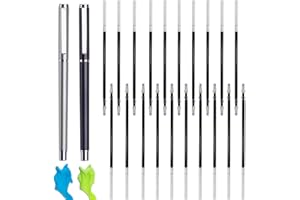 AALGO 20 Pcs Magic Pens for Kids Disappearing Ink,Grooves Writing Practice Magic Pen,Invisible Ink Pen with Pencil Grip for Magic Writing Book