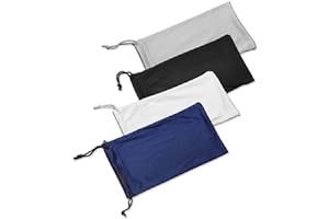 THE BIRCH & CO. BRAND 4X Microfiber Sunglasses Glasses Gadgets Cleaning & Storage Pouch