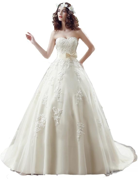 Amazon Sipei ウェディング ドレス オフショルダー 床の丈 シャンピニオン 蝶のベルト プリンセス ブライダル 結婚式 披露宴 花嫁 Us12 パーティードレス 通販