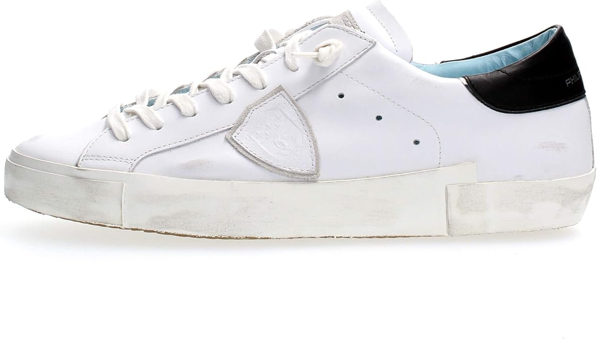 Philippe Model Paris X Men's Sneakers in White Leather, Size UK Amazon