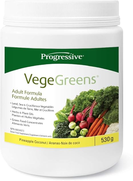 Amazon.com: Progressive VegeGreens 530g - Pineapple Coconut ...