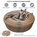 Cat ,Collapsible Cat Scratcher Lounge Post with Ball Toy Bell & Catnip, High Density Recycled Corrugated Kitty Scratching Pad Cats Turbo Toys
