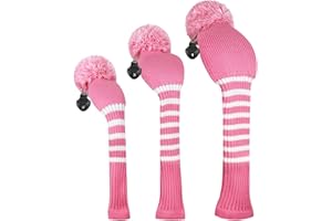 Scott Edward Golf Headcovers for Woods Set of 3 Fits Well Driver(460cc) Fairway Wood and Hybrid(UT) The Perfect Change for Golf Bag