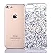 iPhone 6 6S Case, Shinymore Full Protection Soft Bumper Case 3D Creative Sparkle Dynamic Liquid Flowing Floating Glitter Bling Diamond Moving Quicksand Case for iPhone 6 & 6S (Silver Diamonds)