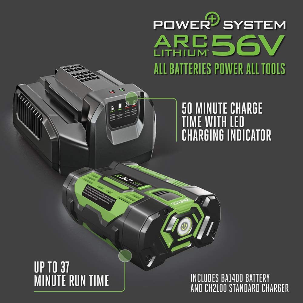 EGO Power+ ST1521S 15-Inch String Trimmer with POWERLOAD and Carbon Fiber Split Shaft 2.5Ah Battery and Charger Included : Garden & Outdoor