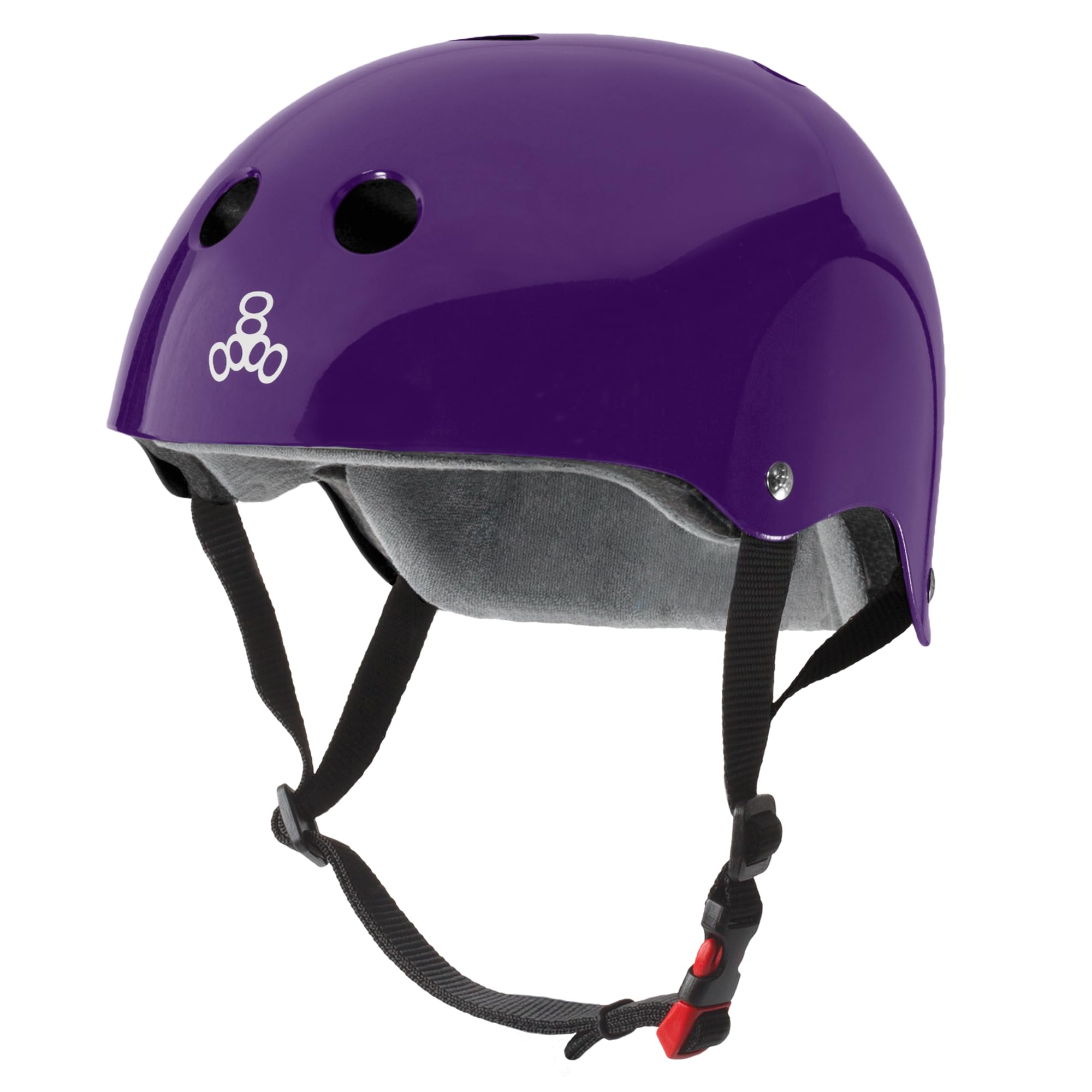 Triple Eight Certified Sweatsaver Helmet for Skateboarding, BMX, Roller Derby, Roller Skating, Inline Skating, Scooter and Bike Image