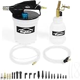 Wzyblixo 2L Vacuum Brake Bleeder - Vacuum Brake Bleeder Kit with Brake Fluid Extractor and 1L Refilling Bottle with Adapters