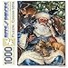 Bits and Pieces - 1000 Piece Jigsaw Puzzle for Adults - Santa Nap - 1000 pc Christmas Puppies and Kittens Jigsaw by Artist Liz Goodrick Dillon