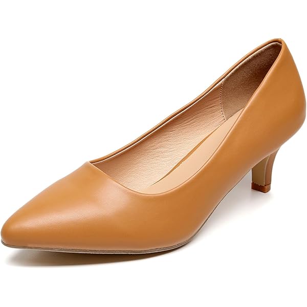 Amazon.com | VenusCelia Women's Lewin Pump Chunky Heel Shoe (5 M