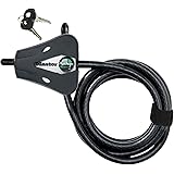 Master Lock 8418D Python Cable Lock with Key, 1 Pack , 6' x 5/16" , Black