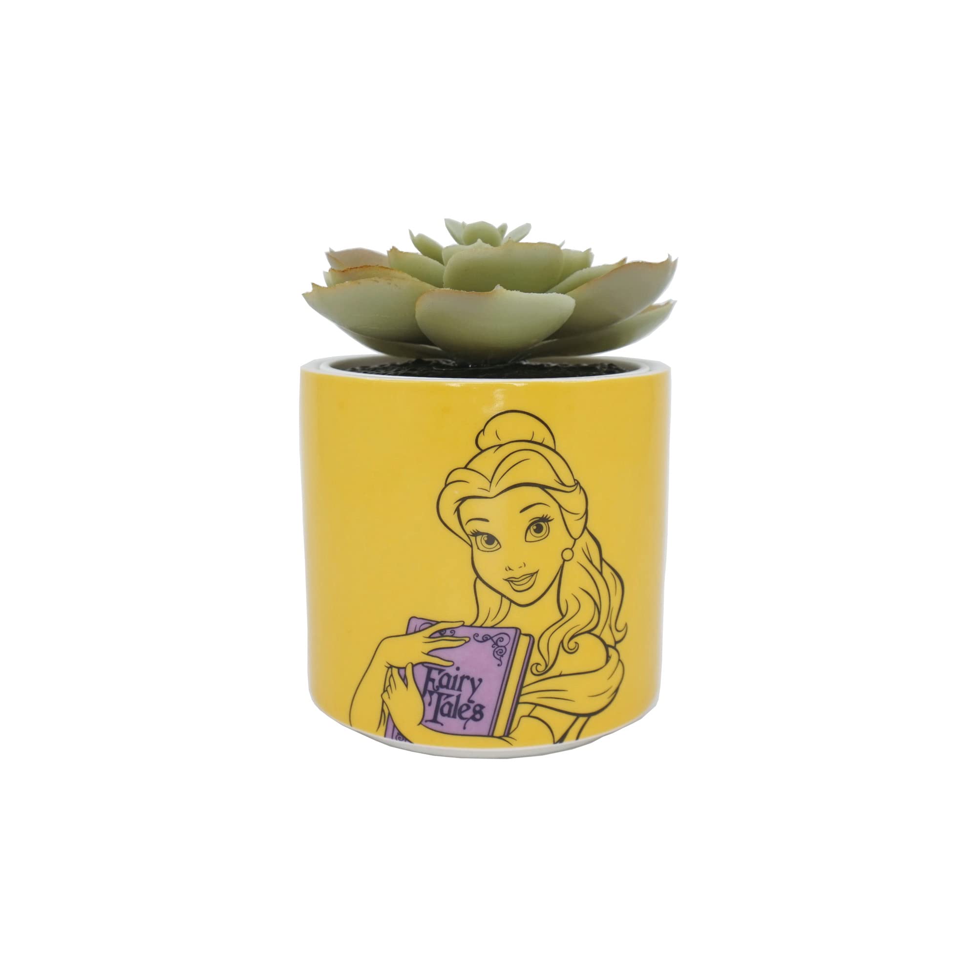 Half Moon Bay | Indoor Plant Pot Beauty & The Beast | Ceramic Plant Pot & Indoor Plant Pots | Pots for Plants Inside | Indoor Pots for Plants | Decorative Plant Pots Indoor | Indoor Planter | Yellow