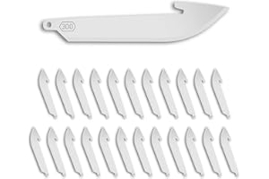 OUTDOOR EDGE 3.0" RazorSafe Replacement Drop-Point Blade Pack, 24-Pieces