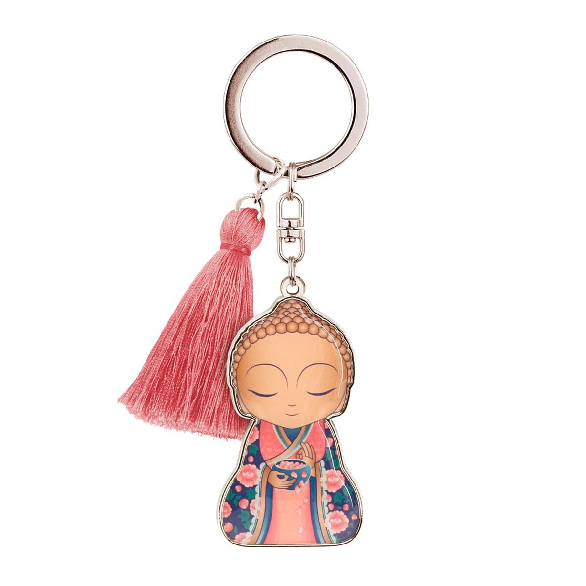 Little Buddha Silk Keyring