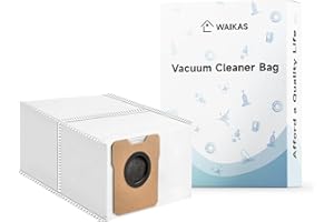 WAIKAS 6 Pack C20 C10 Dust Bags for Eufy Omni C20, C10 Robot Vacuum Cleaners - Large Capacity Replacement Accessories
