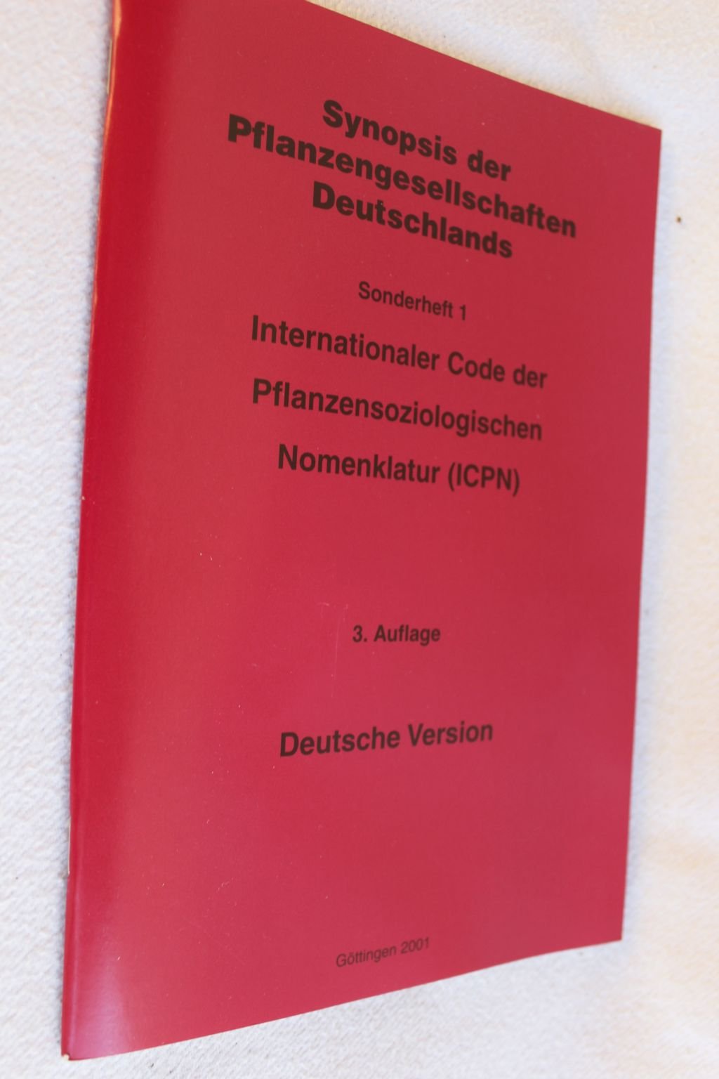 synopsis der pflanzengesellschaften deutschlands heft 3