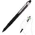 SMOOTHERPRO Stylus Fidget Spinner Pen Compatible with Parker Refill Stress Relief Smooth Bearing Creative Gadget EDC for Office School Black(FSA01B)