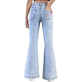 Civpe Girls Bootcut Jeans Soft Stretch Denim Flare Pants for Girls 7–14 High Waist Comfy Everyday School Wear