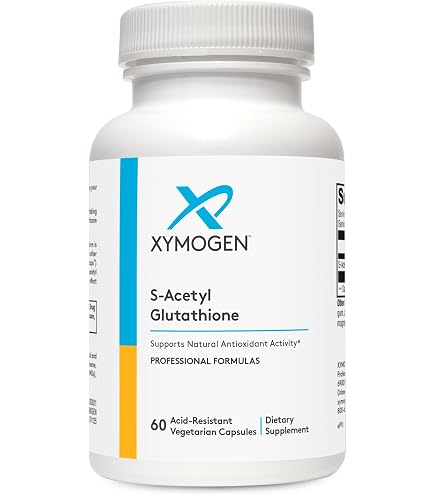 S-Acetyl L-Glutathione Capsules - 100mg, 60 Count (Acetylated Glutathione Antioxidant