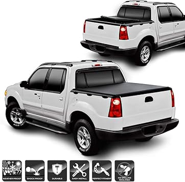 Xtune For Tonneau Cover For Explorer Sport Trac 2001 2005 49 Inch Roll Up Style