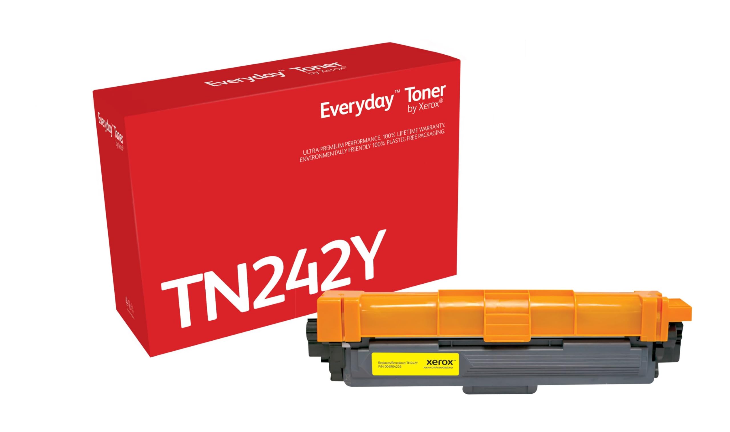 Everyday by Xerox Compatible Brother TN242Y Yellow Toner, Standard Capacity