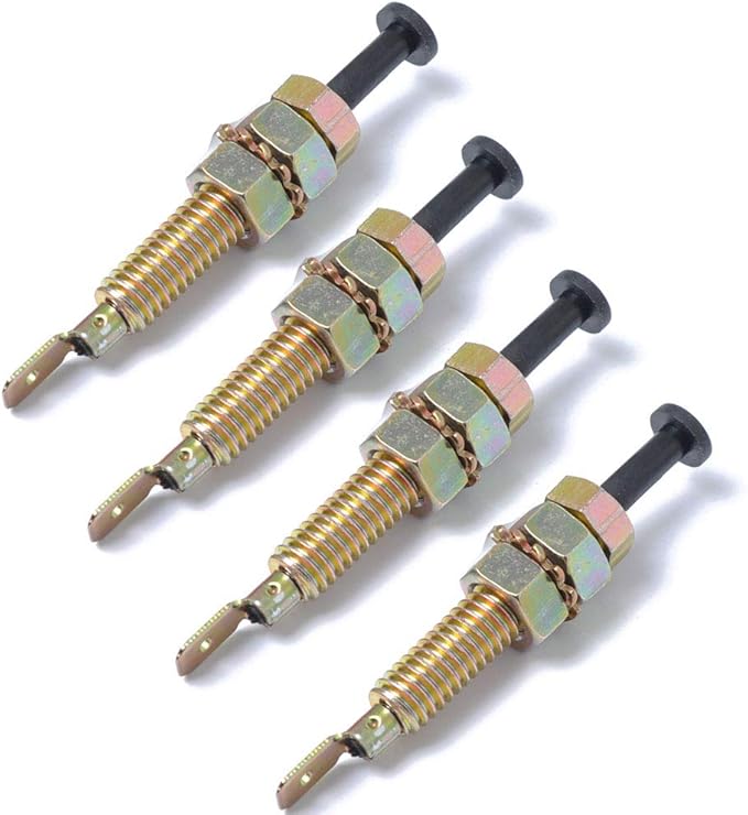 OxoxO 4pcs Galvanized Car Hood Pin Switch Universal Engine