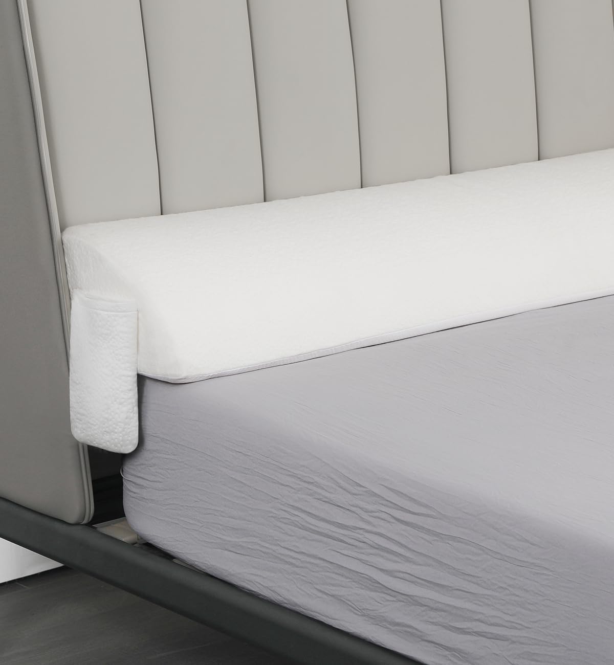 OasisSpace Bed Wedge Pillow for Headboard Gap, Queen Size (60