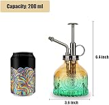 ZIUHEOA Plant Mister Glass Watering Bottle 200ML Retro Yellow Blue Gradient view 3
