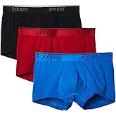 2(X) IST Men's Cotton Stretch No Show Trunk 3-pack