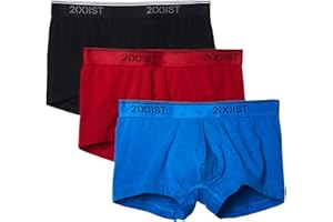 2(X)IST 2(X) IST mens Cotton Stretch No Show Trunk 3-pack