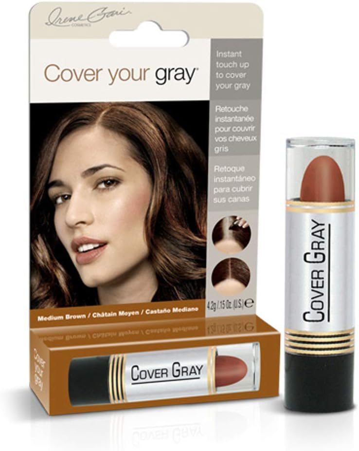 Cover Your Gray Stick Medium Brown Hair Touch-Up Root Concealer 0.15oz