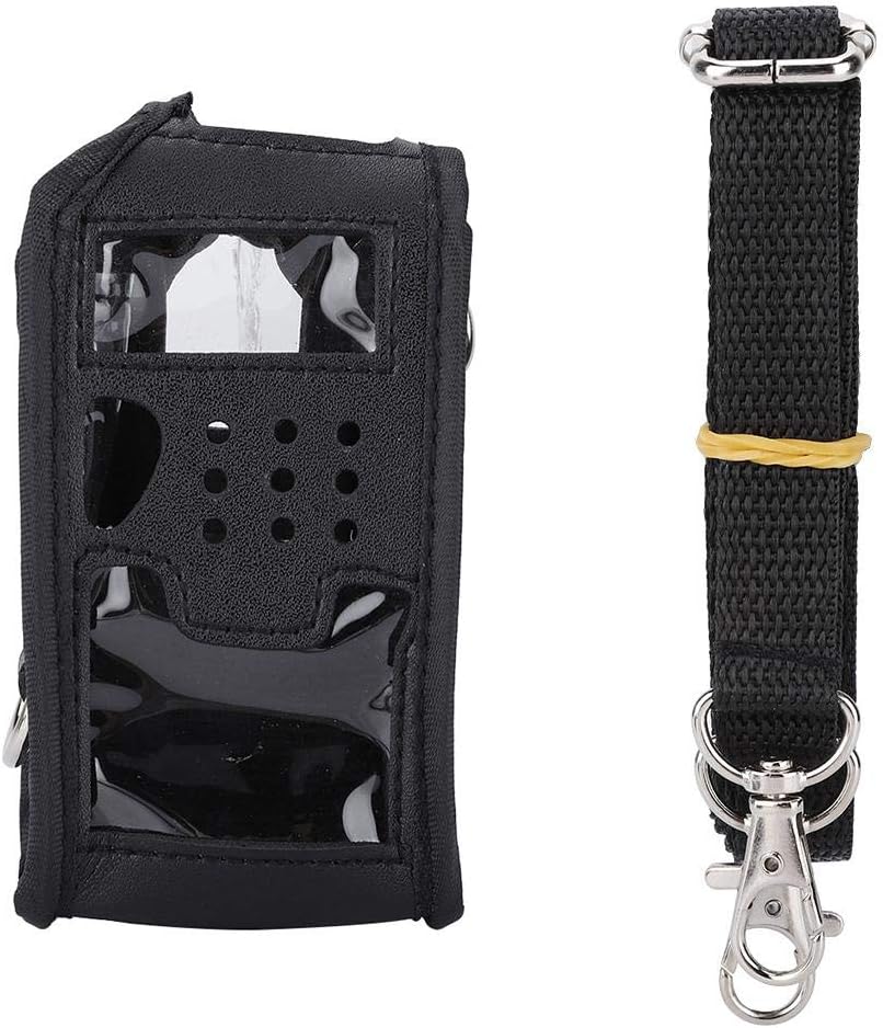 Radio Holster, Walkie Talkie Leather Case Cover Two-Way Radio Shell for UV5R UV5RA UV5RE UV5RB UV5RC UV5RD&Tyt Th-F8 Ronson UV-8R