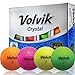 Volvik Crystal 3-piece Golf Ball (Pack of 12), Pink