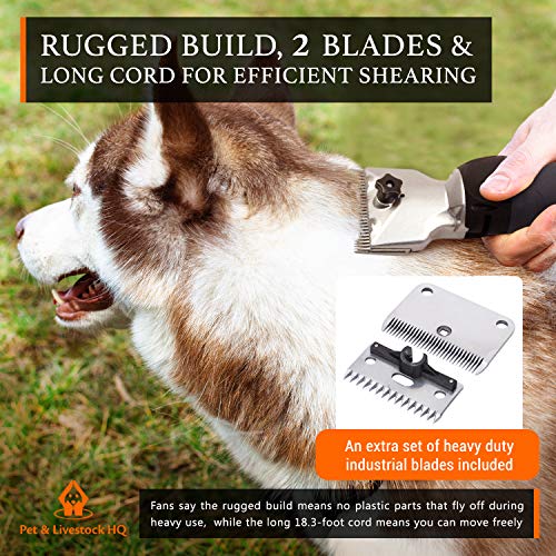 Professional Dog Grooming Clippers for Thick Coats Dog Shears Heavy