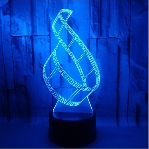 3d luz de noche led novedad