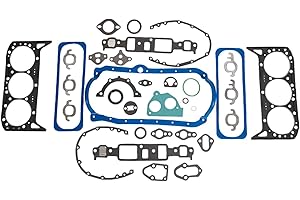 LowPricedAutoParts Rebuilder Gasket Set for 1986-1993 GM/Chevrolet 4.3L/262 OHV V6 12V