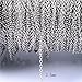 10m Stainless Steel Cable Chain Link in Bulk for Necklace Jewelry Accessories DIY Making 1.5mm